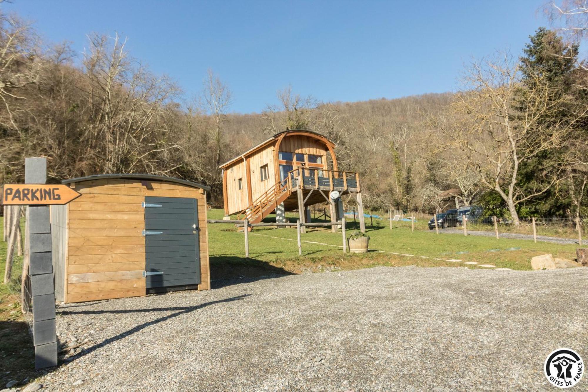 Gite Cabane Insolite Pyrenees Sauveterre-de-Comminges 외부 사진