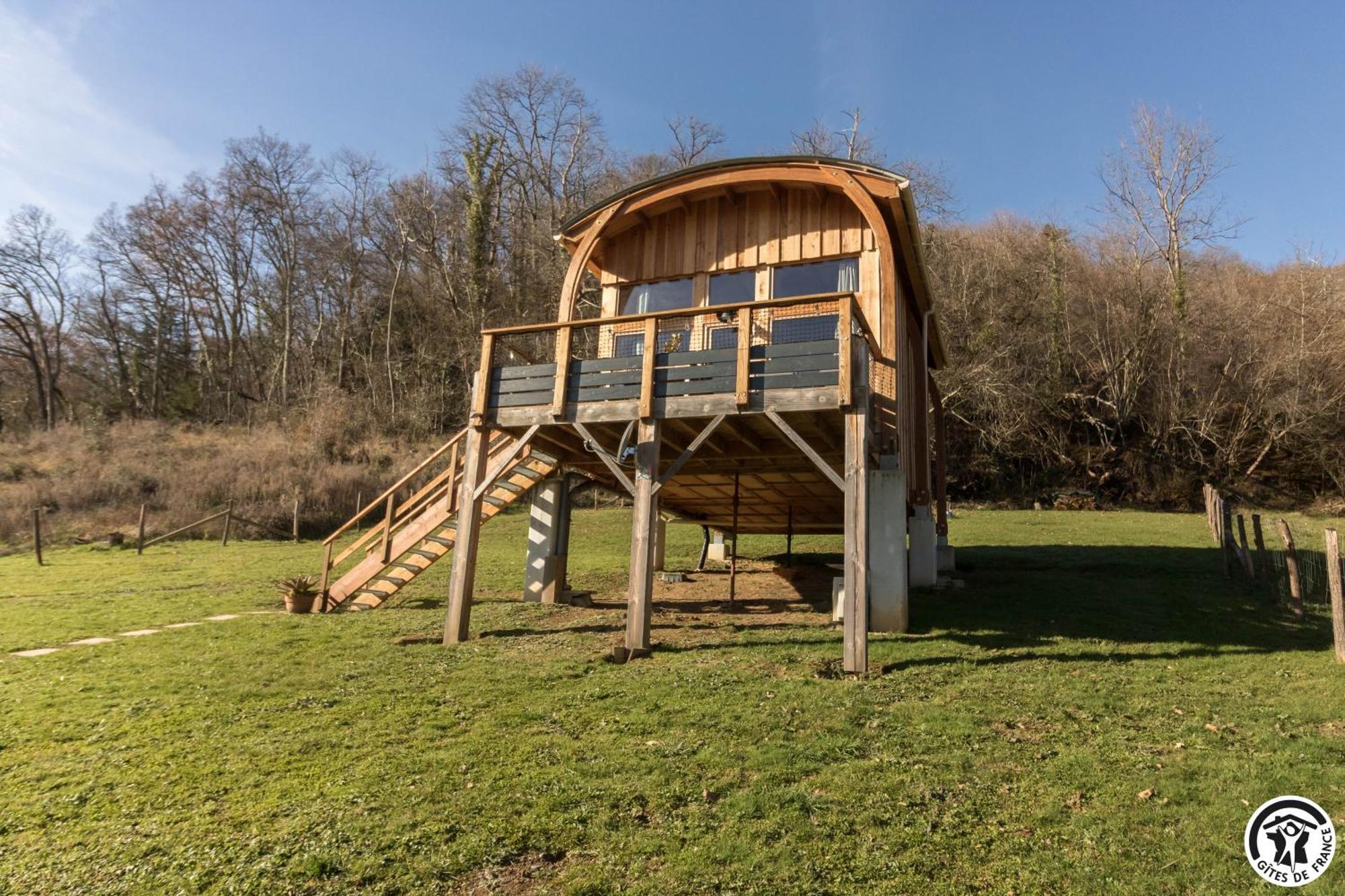 Gite Cabane Insolite Pyrenees Sauveterre-de-Comminges 외부 사진
